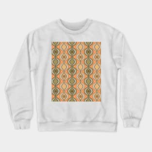 Retro Pods-Orange Crewneck Sweatshirt